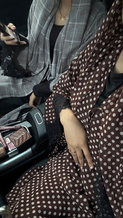 LARA ABAYA IN POLKA DOT - PREORDER