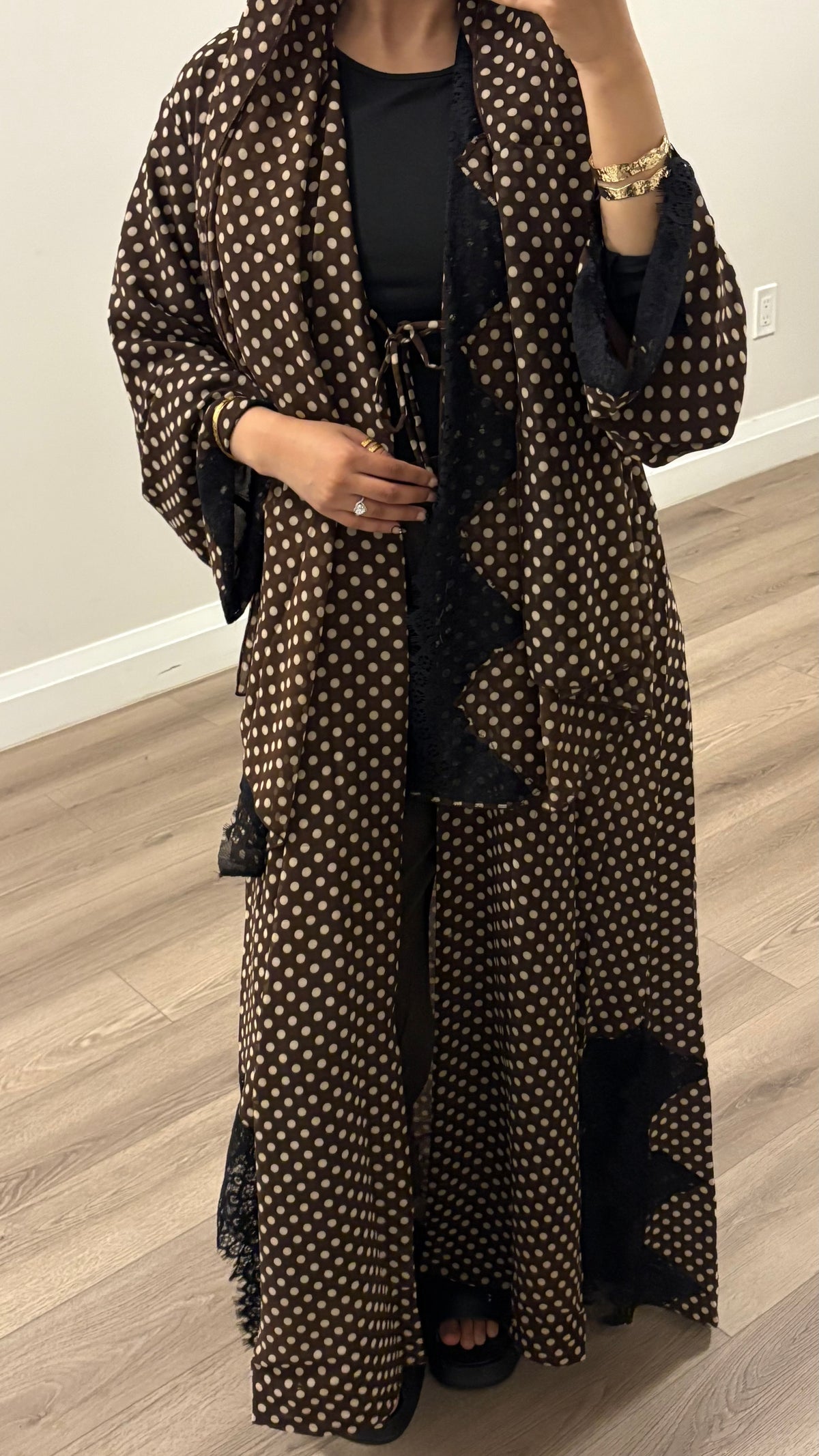 LARA ABAYA IN POLKA DOT - PREORDER