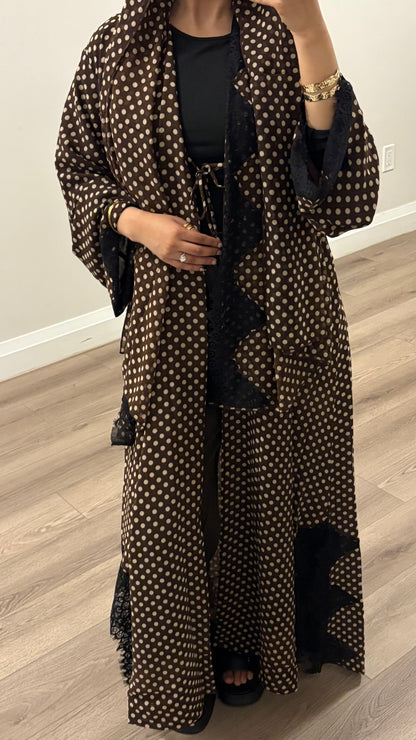 LARA ABAYA IN POLKA DOT - PREORDER