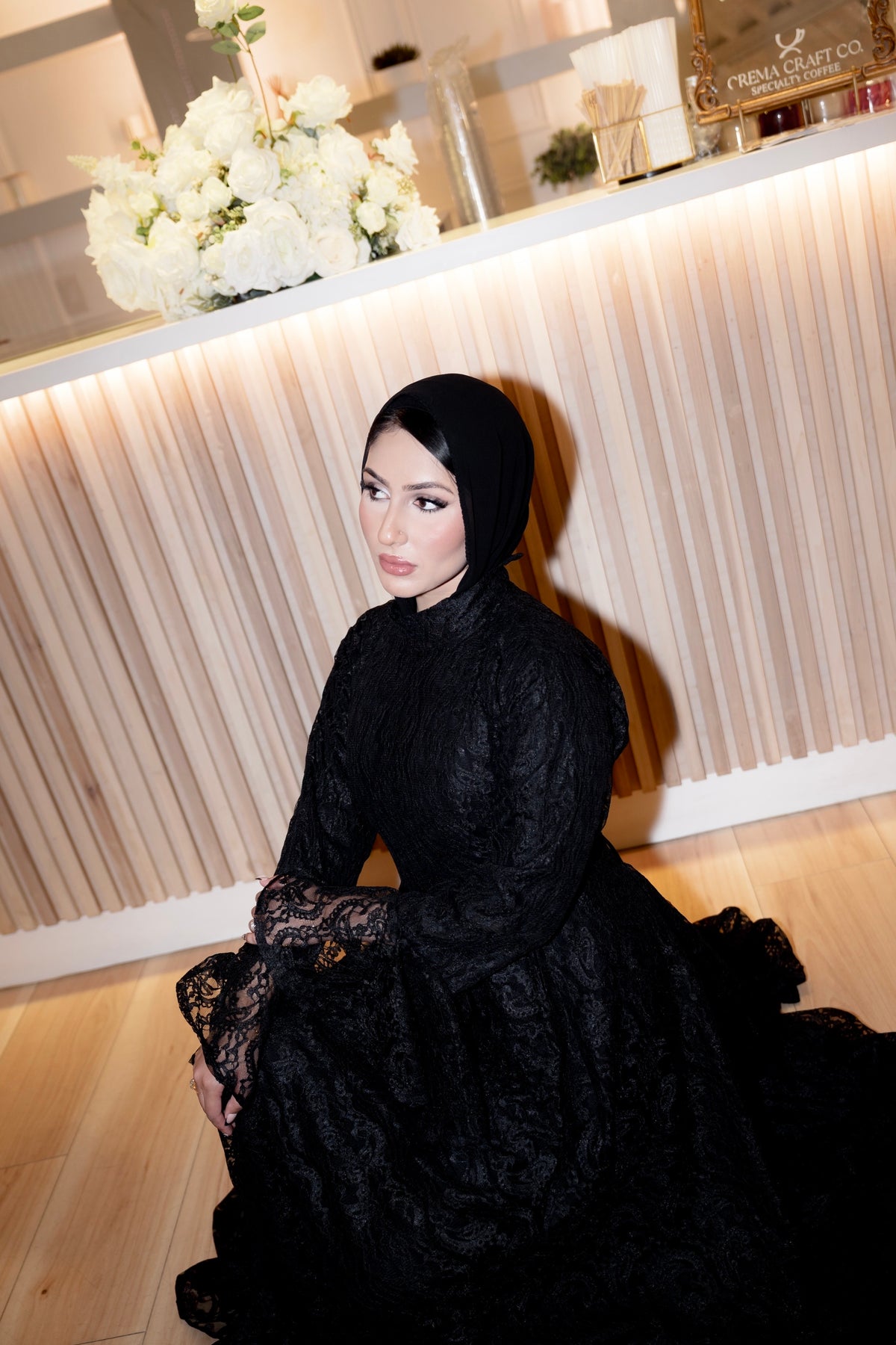 SOLENE DRESS IN EBONY - PREORDER